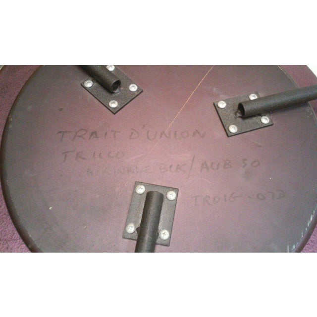 Modernist Aubergine Nesting Tables-Set of Three For Sale In Detroit - Image 6 of 6