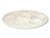 Set of six mid 20th century French oyster plates manufactured by Chantilly France in the early 1960s. Finished in crisp...