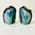 Vintage Home is pleased to offer this pair of cut Agate Geode Bookends. The stone features gorgeous shades of turquoise,...
