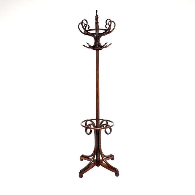 A wonderful original antique Victorian bentwood hatstand / coat rack. This was made in central Europe in Austria. It dates...