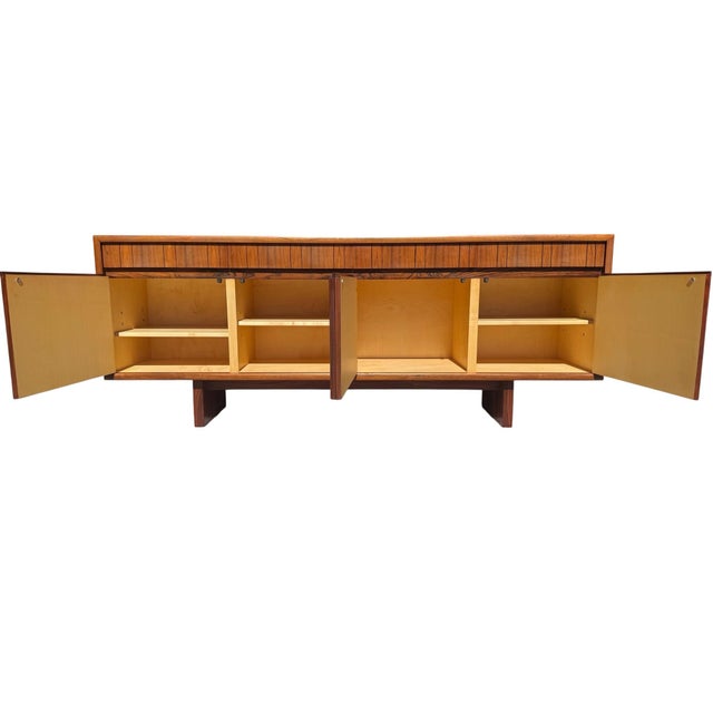 Mid-Century Modern Rare - 1975 Rosewood Credenza Designed by Martin Hall for Gordon Russell Furniture For Sale - Image 3 of 12