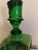 1960s 1960s Italian Emerald Green Glass Car Decanter For Sale - Image 5 of 8