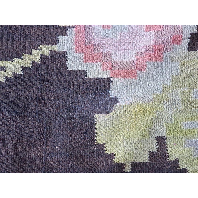 Long Antique Bessarabian Kilim Rug For Sale - Image 6 of 12