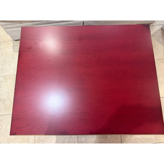 Red Hickory Chair Company Red Chow Carriol Cocktail Table For Sale - Image 8 of 9