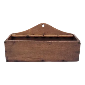 Oak Candle Box or Spoon Rack, England Circa 1750