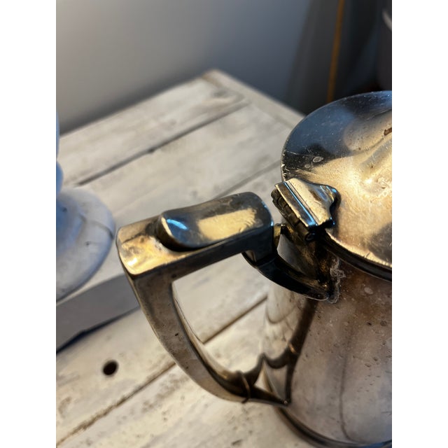 1960s Hotel Silver Coffee Pot For Sale In Portland, ME - Image 6 of 7