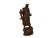 Carved Wood General Guan Yu Warrior Dragon Armor Figurine Sculpture For Sale - Image 9 of 10