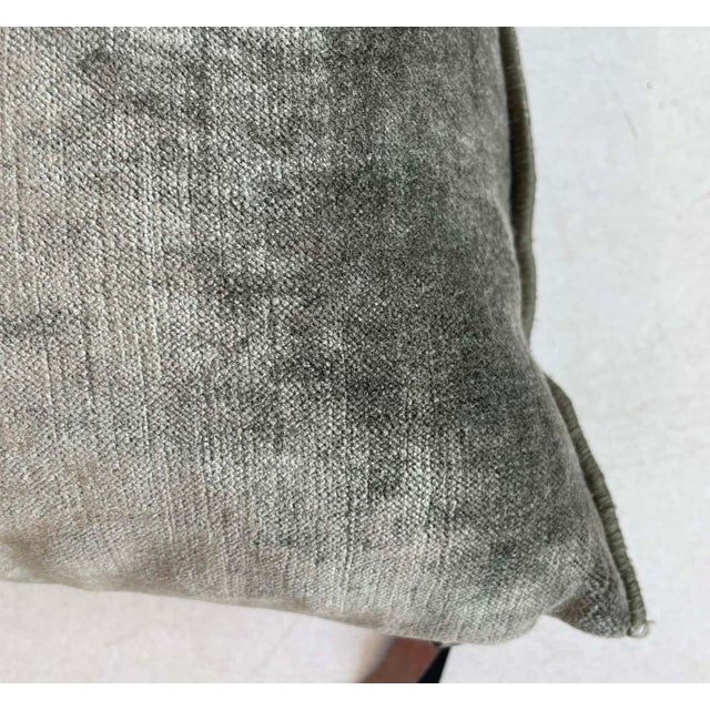 Royal Velvet Lumbar Pillow With Insert For Sale In Los Angeles - Image 6 of 7