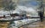 Magdalena Spasowicz, Landscape with Boats, Oil on Board, 2004 For Sale - Image 7 of 7