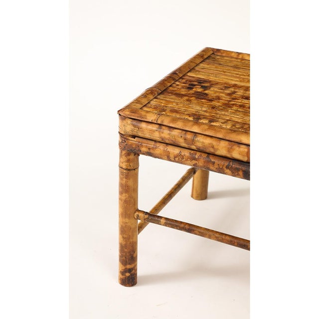 Vintage Tortoise Bamboo Plant Stand For Sale - Image 4 of 10