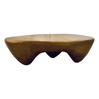 Revelation Modern Gold Basin Coffee Table For Sale