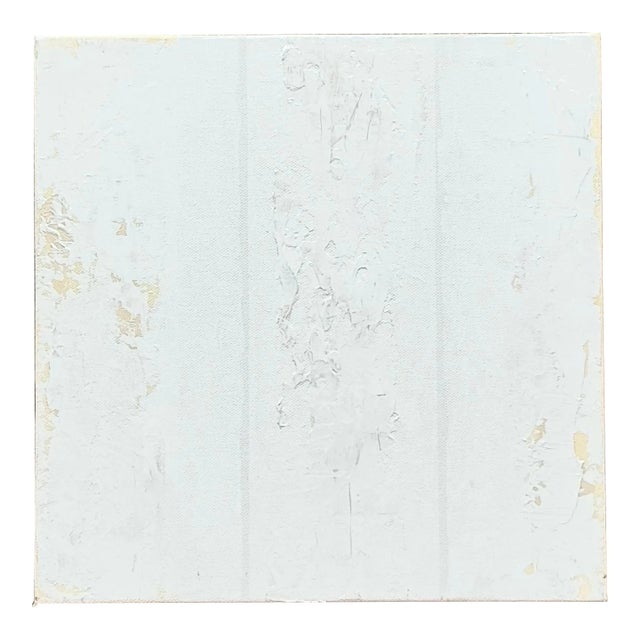 Vintage Boho Original Abstract Oil Painting on Canvas For Sale