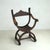 Curule or Dagobert Armchair in Walnut, Italy, 1910s For Sale - Image 16 of 18