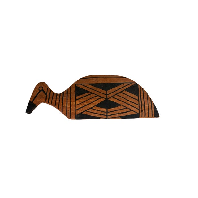 Vintage Kalapalo Tribe Indigenous Wood Spatula (Pá De Biju) 14" W For Sale In New York - Image 6 of 7