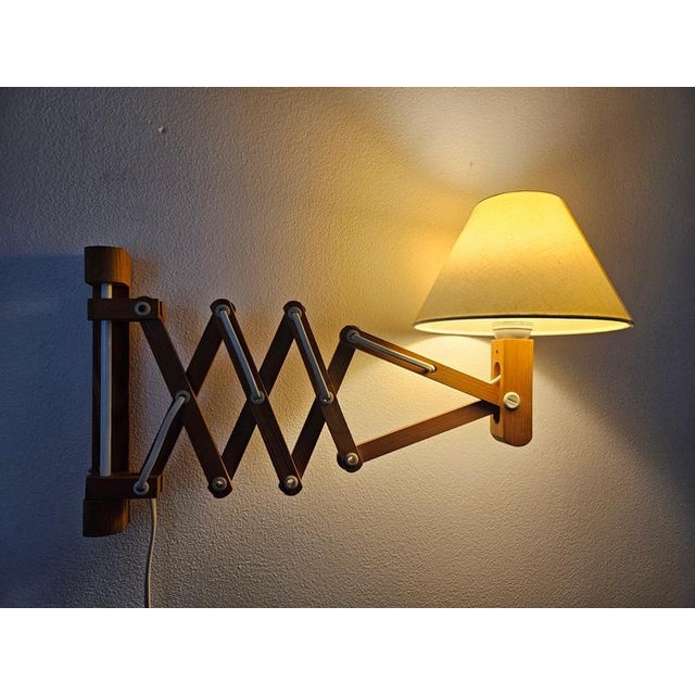 Mid-Century Modern Swedish Scissor Wall Lamp from Ikea, 1979 For Sale - Image 9 of 16