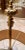 Vintage Stiffel Brass Bouillotte Table Lamp, Three-Light, Adjustable Black Tôle Shade For Sale - Image 6 of 10