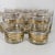 Mid-Century Modern Mid 20th Century Modern Gold Banded Lowball Glasses Set of 4 Mad Men Barware For Sale - Image 3 of 11