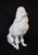 Vintage Regency White Glazed Ceramic Sitting Poodle, Italy 1960's For Sale - Image 15 of 17