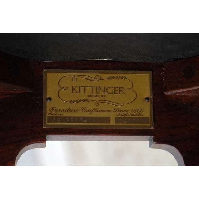 Kittinger Chippendale Claw Foot Mahogany Ottoman For Sale - Image 12 of 13