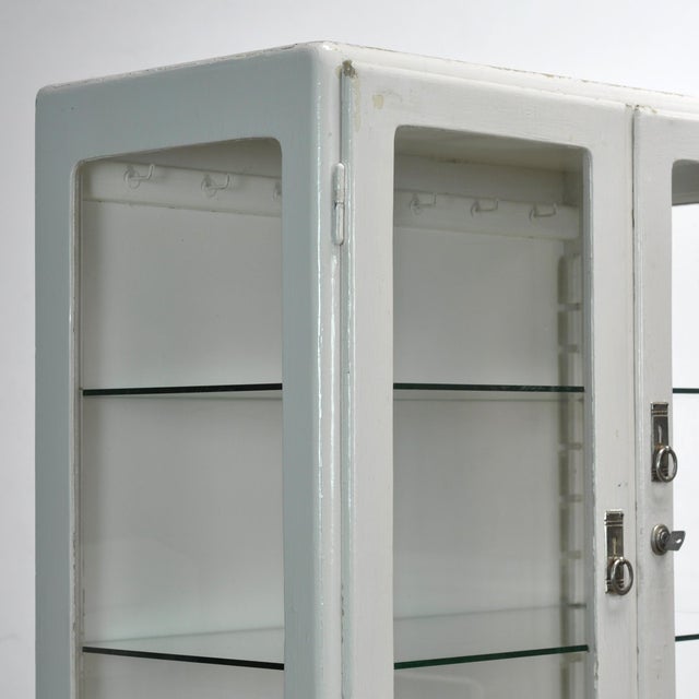 Wood Wooden Medical Cabinet, 1950 For Sale - Image 7 of 13
