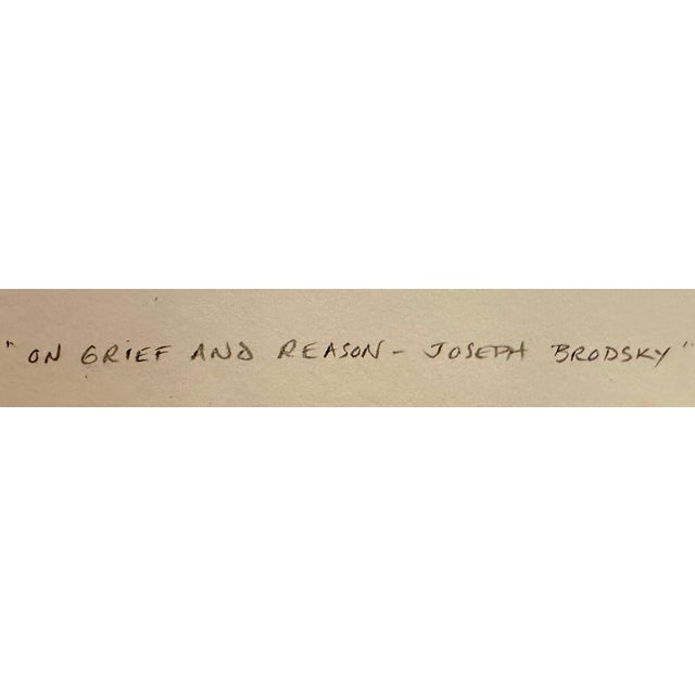 Alison Rossiter "Book: On Grief and Reason - Joseph Brodsky" Photogram 1997 For Sale - Image 4 of 5