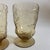 1960s Vintage Morgantown Amber Crinkle Glass Goblets - Set of 4 For Sale - Image 5 of 9