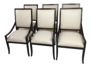 Modern Mid Century Style Dining Chairs - Set of 6