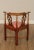 Brown Late 20th Century Chippendale Style Mahogany Corner Chair For Sale - Image 8 of 13