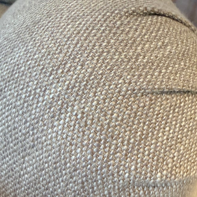 RH LUXE English Roll Arm Two Seat Sofa Setback rounded English arms and large loose cushions on the angled back give this...