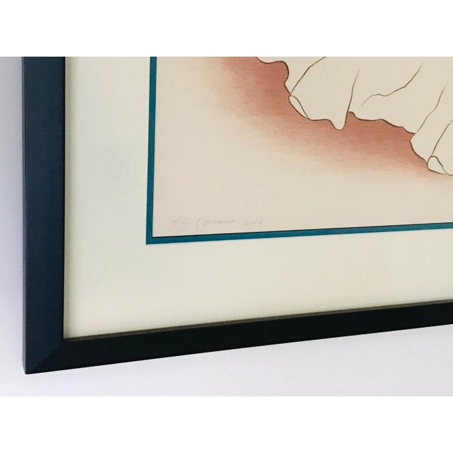 Off-white R C Gorman Original Lithograph “Mariposa St. Ii” For Sale - Image 8 of 12