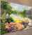 This artwork is an impressionistic oil painting on canvas depicting a serene landscape. Signed Marion Saltzman on the...