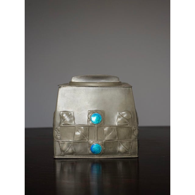 Metal Arts & Crafts Pewter Box by Archibald Knox for Liberty of London, 1890s For Sale - Image 7 of 15