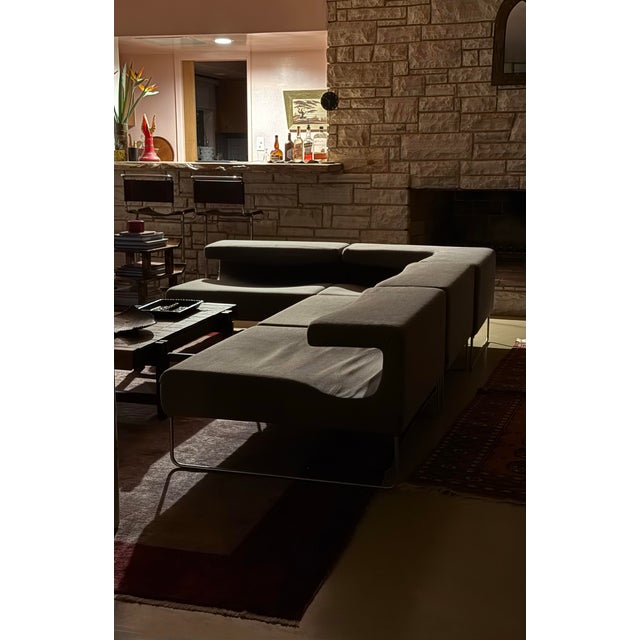 2000 - 2009 Modular Sectional “Lowseat” Sofa by Patricia Urquiola for Moroso, Circa 2000 For Sale - Image 5 of 12