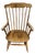 Vintage Nichols & Stone Boston Rocker – Gardner, Mass – Hand-Painted Fruit & Floral Crest For Sale