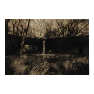 Vintage 1990's Sepia Toned Moody Motel Photograph