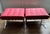 Authentic Design Within Reach Barcelona Stool – Red Tufted Leather & Chrome X‑Base For Sale - Image 14 of 16
