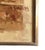 This mid-century abstract oil painting features a densely layered, geometric cityscape in a sophisticated palette of...