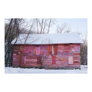 'Artful Barn' Photograph, Rural Massachusetts New England Art Print, Large 60 X 40" Fine Art Photography Print For Sale