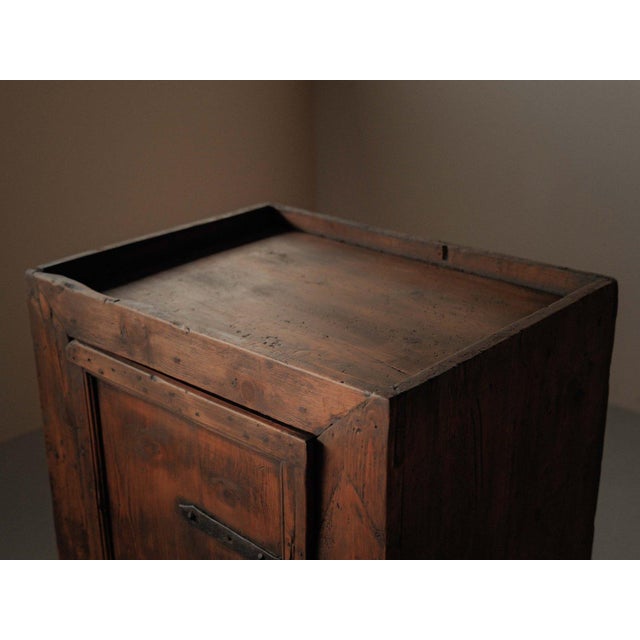 Alpine Folk Art Pine Wardrobe, Piedmont, Italy, 18th Century For Sale - Image 13 of 18