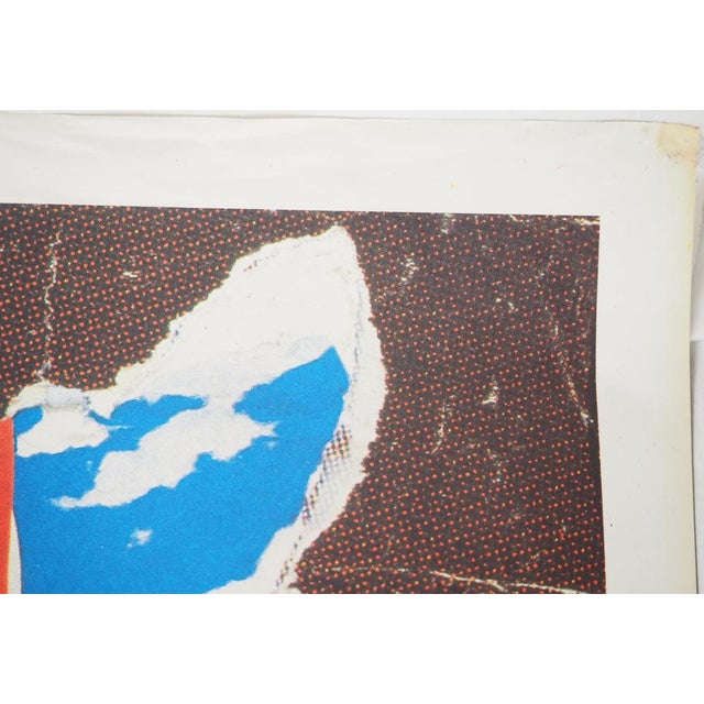 Mimmo Rotella, Torn Posters, The Hand of Liberty, Offset Lithograph For Sale - Image 8 of 10