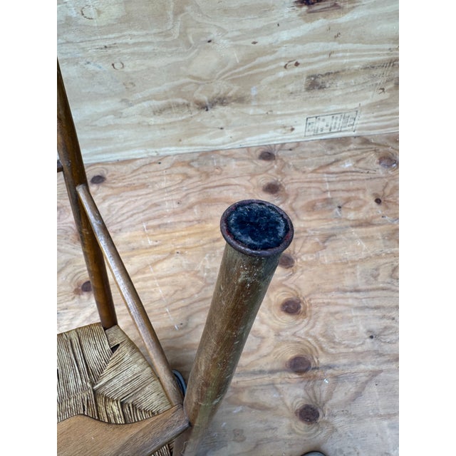 Vintage Modern Danish Cow Horn Bar Stool With Footplate For Sale - Image 9 of 10