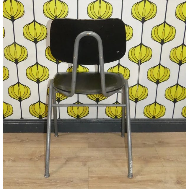 Industrial Style Chair with Metal Frame, 1960s For Sale - Image 6 of 10