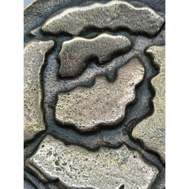 Italian The Sibylline Rose Bronze Decorative Medallion by Gino Marotta, 2000s For Sale - Image 6 of 8