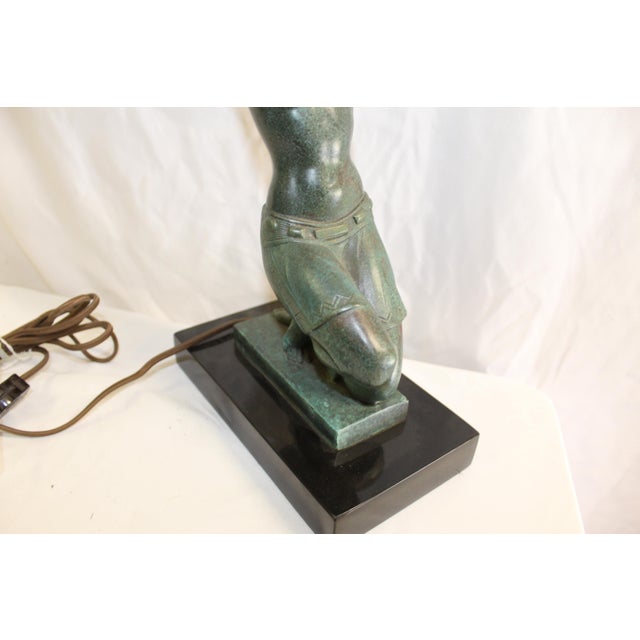 1990s Art Deco Nude Lady Lamp For Sale - Image 4 of 17