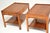 Vintage Georgian Style Side Tables in Yew Wood, 1950, Set of 2 For Sale - Image 11 of 13