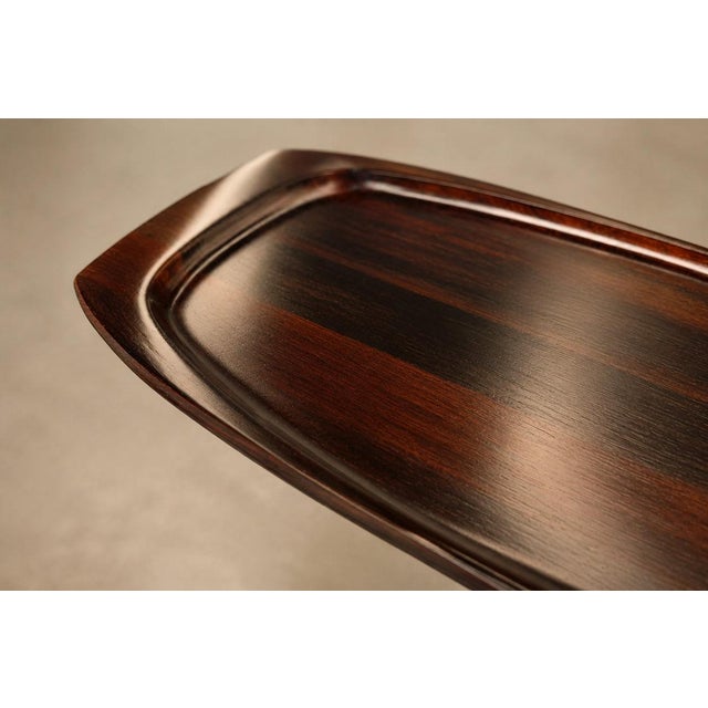 Brazilian Modern Model 731 Serving Tray in Rosewood by Jean Gillon for WoodArt, 1960s — Lot 915 For Sale - Image 13 of 18