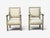 Mid 19th Century Gustavian, Lounge Chairs, Grey Paint Decorated, Fabric, Sweden, 19th C. For Sale - Image 5 of 13