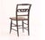 Hitchcock Set of Ten Hitchcock Ebonized Ladderback Dining Chairs With Rush Seats, 19th Century For Sale - Image 4 of 7