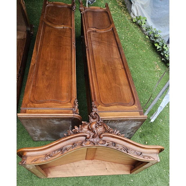 Late 19th Century French Armoire, Rococo, Louis XV Style, Mirrored Doors For Sale - Image 18 of 18