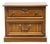 Thomasville Furniture Serenade Collection Burled Walnut Italian Neoclassical Tuscan Style 26" Nightstand 21211-110 For Sale